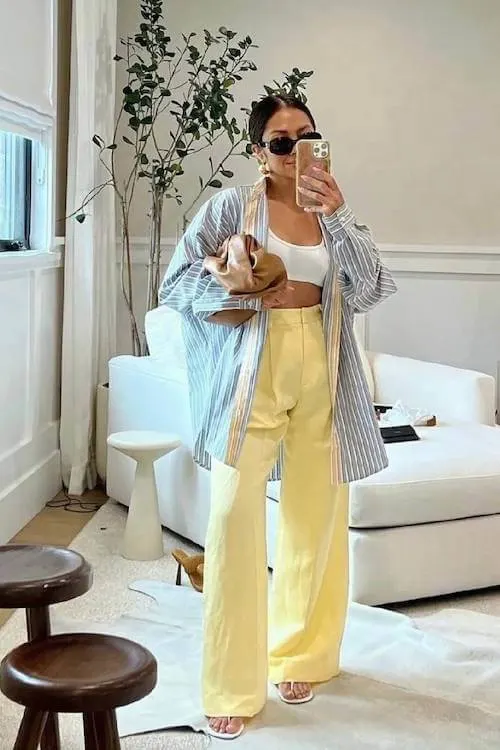 simple casual spring outfit