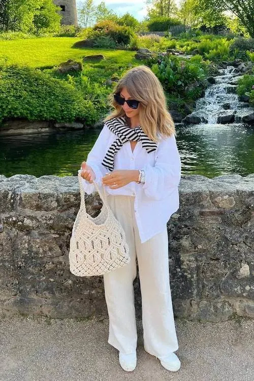 simple casual spring outfit