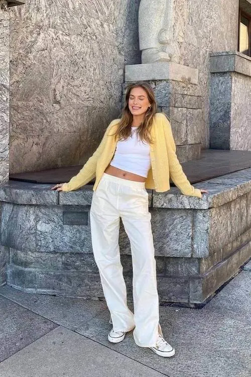 simple casual spring outfit