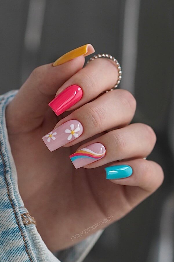 simple spring nail ideas