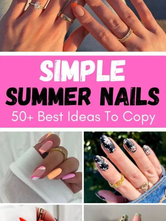 50+ Cute Simple Summer Nails To Try This Season