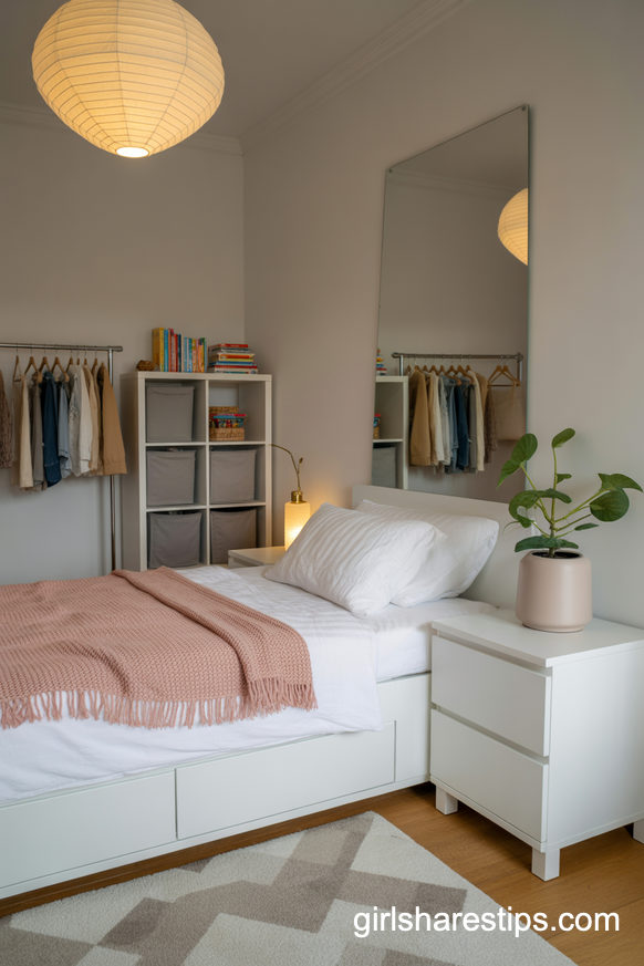 Budget-Friendly IKEA-Inspired Single Mom Bedroom