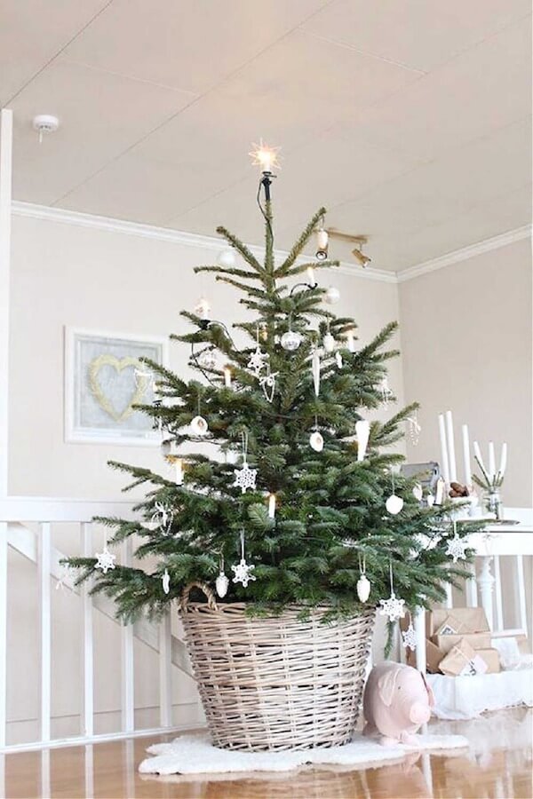 Basket Style Christmas Tree