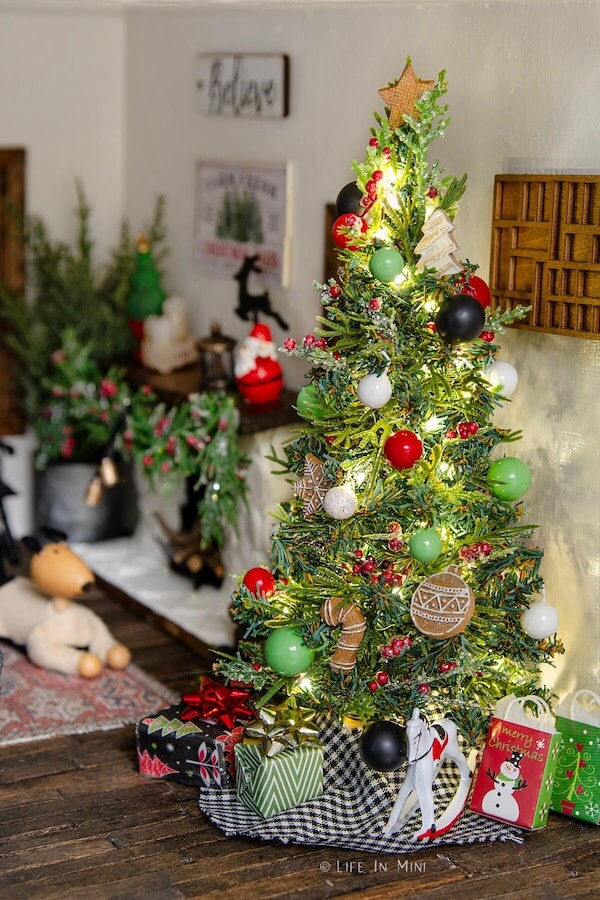Whimsical Mini Christmas Tree