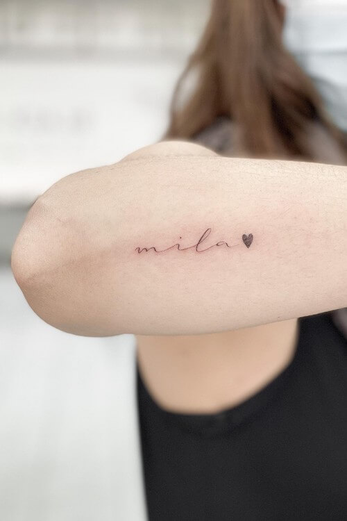 small tattoos female