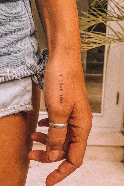 small tattoos female