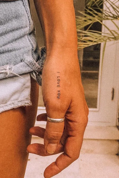 small tattoos female