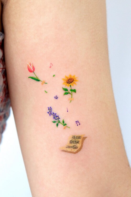 small tattoos female