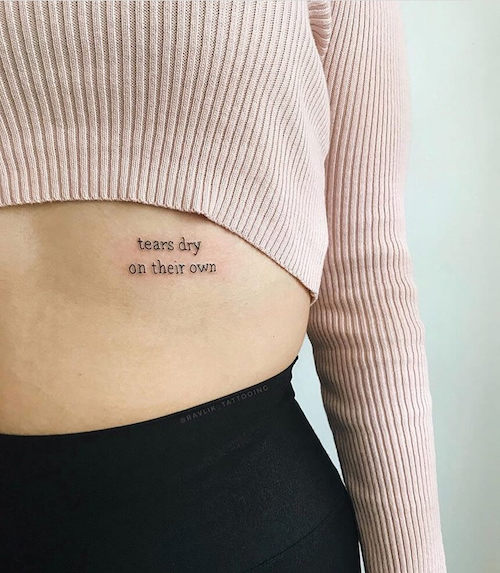 small tattoos for women with meaning