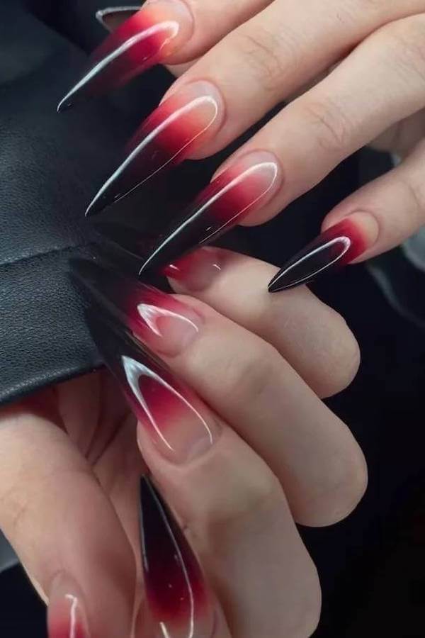 spooky Halloween nails