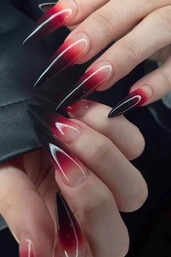 spooky Halloween nails