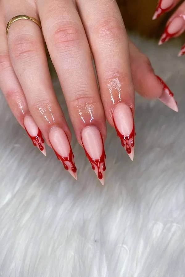 spooky Halloween nails