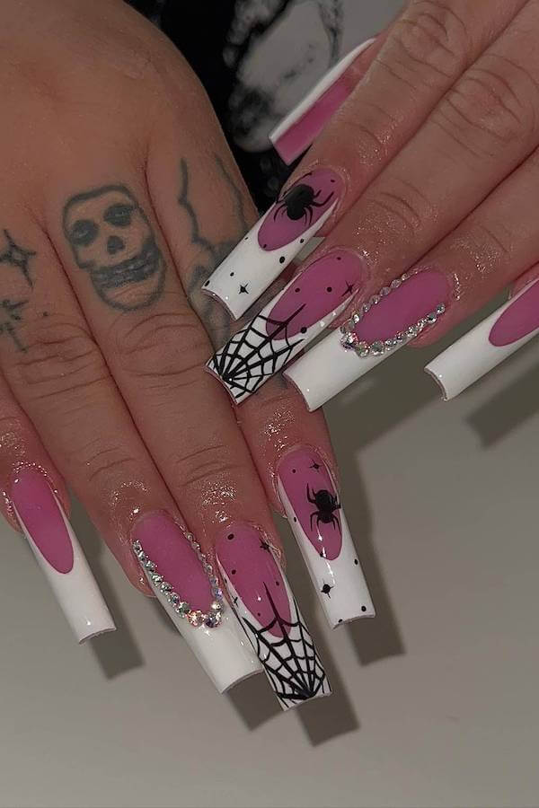 spooky Halloween nails
