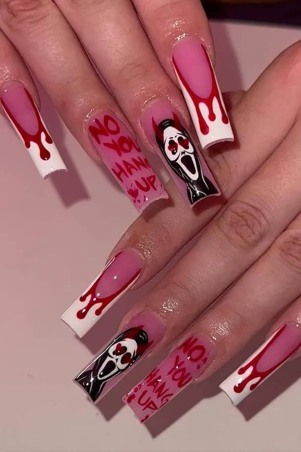 spooky Halloween nails