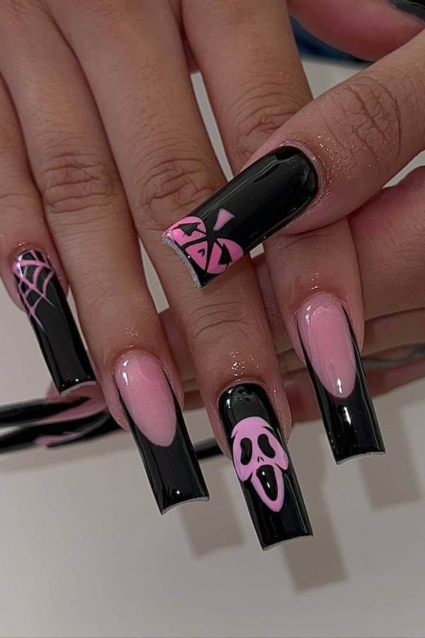 spooky Halloween nails
