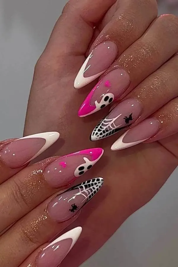 spooky Halloween nails