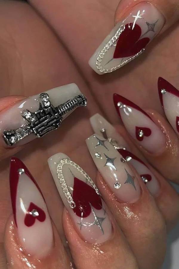spooky Halloween nails