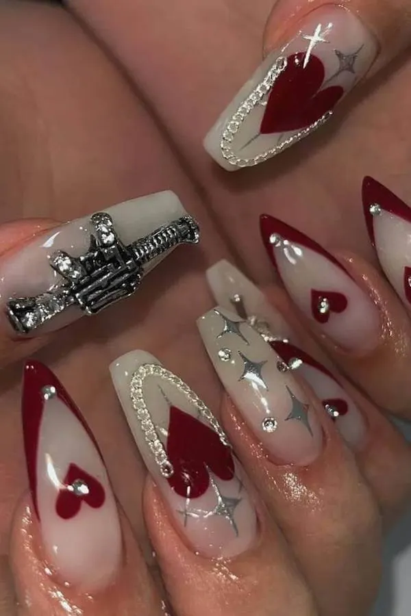 spooky Halloween nails