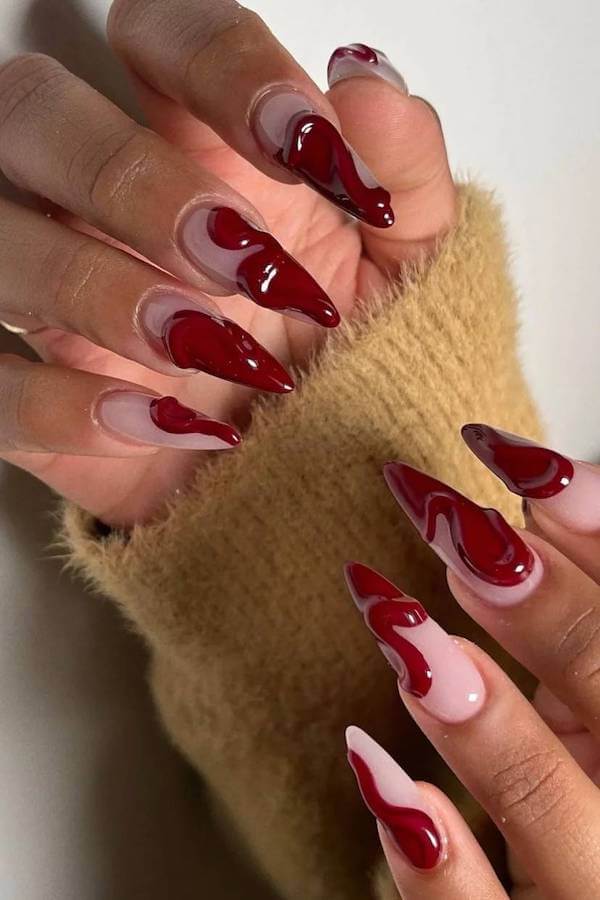 spooky Halloween nails