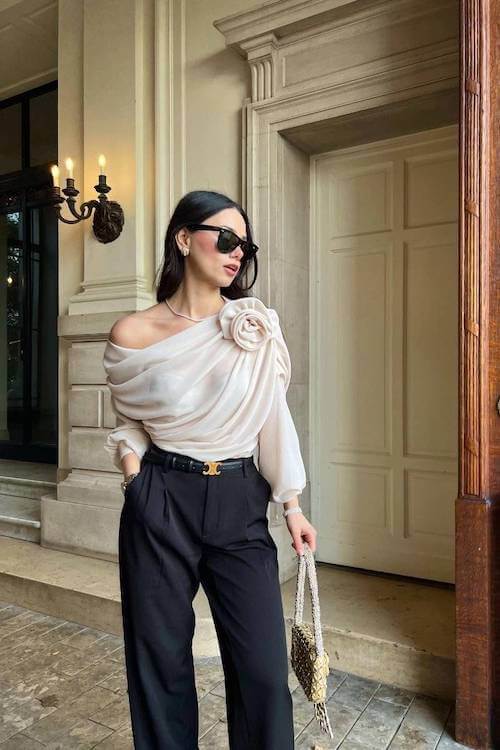 spring dinner date outfit