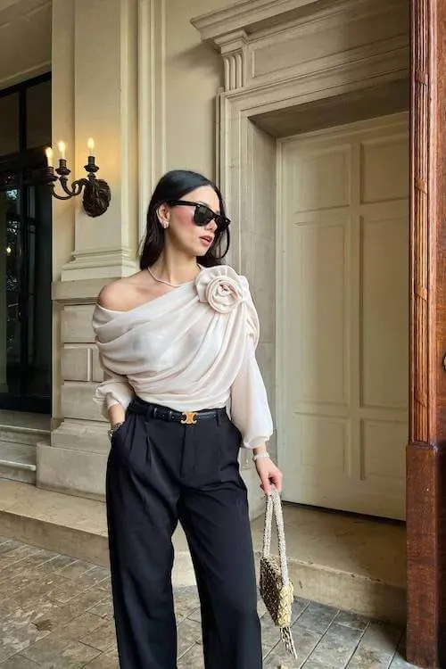 spring dinner date outfit