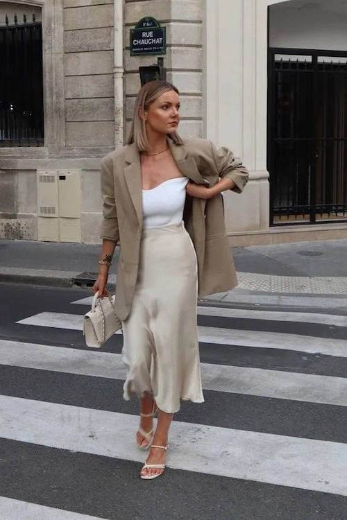 spring dinner date outfit