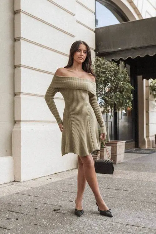 spring dinner date outfit