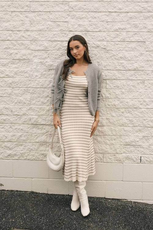 spring dinner date outfit