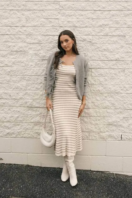 spring dinner date outfit