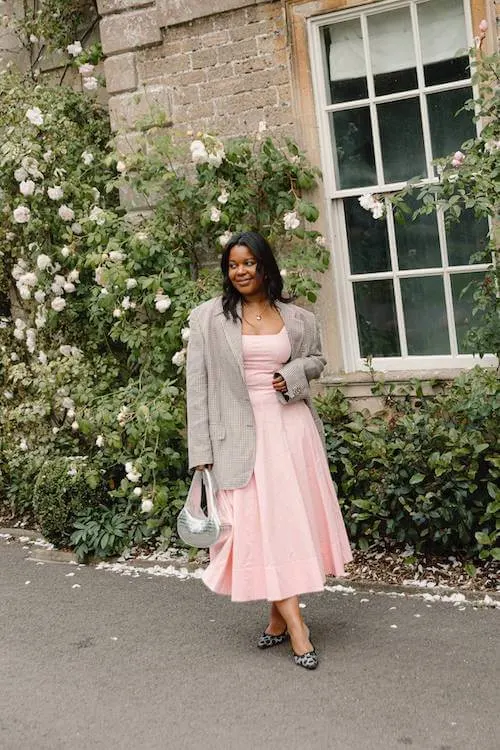 spring dinner date outfit