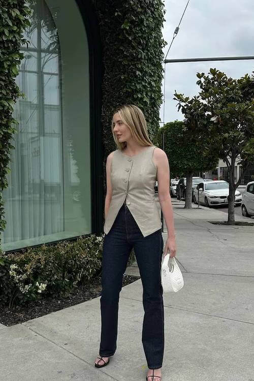 spring dinner date outfit