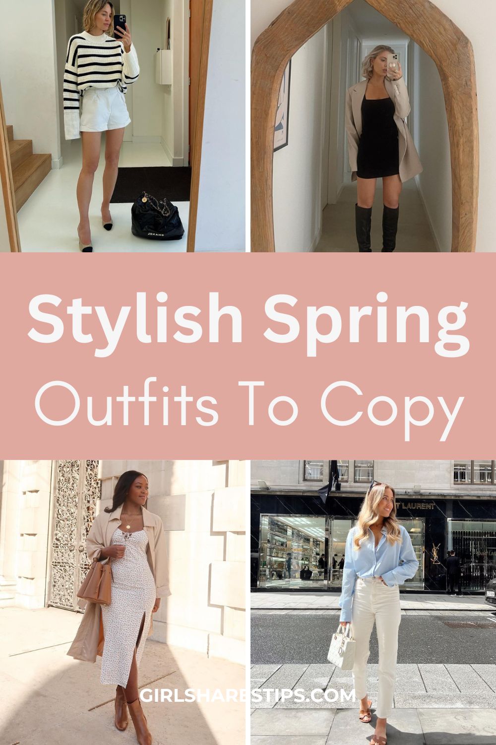 spring outfits collage
