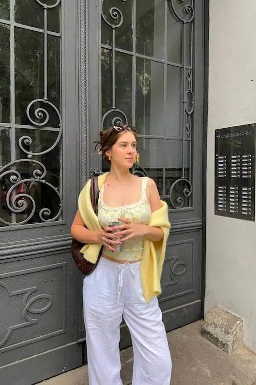 spring summer brunch outfit