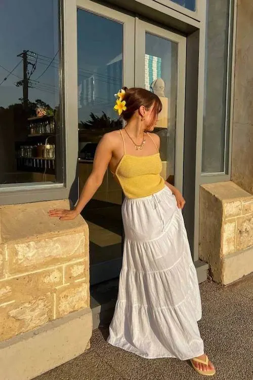 spring summer brunch outfit