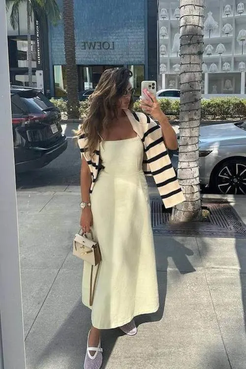 spring summer brunch outfit