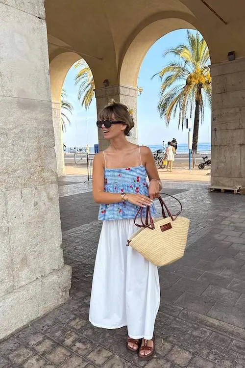 spring summer brunch outfit