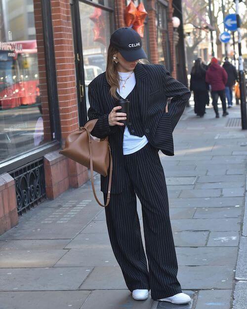 striped pants outfits