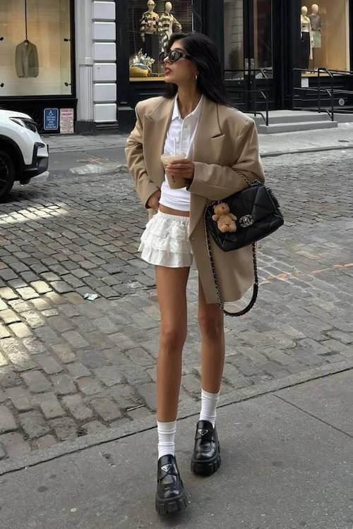 stylish blazer outfit