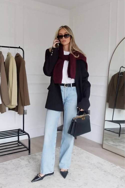 stylish blazer outfit