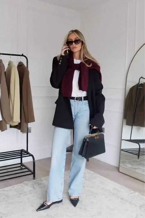 stylish blazer outfit