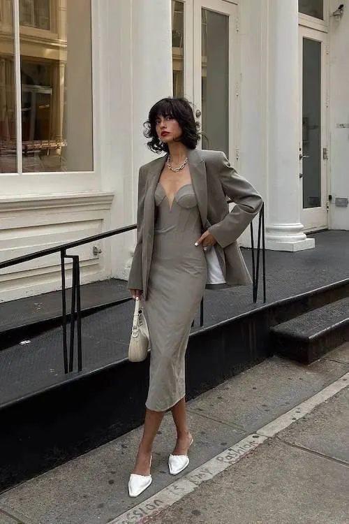 stylish blazer outfit