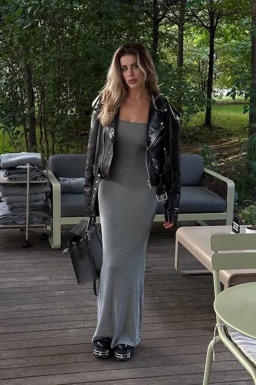 stylish date night outfit