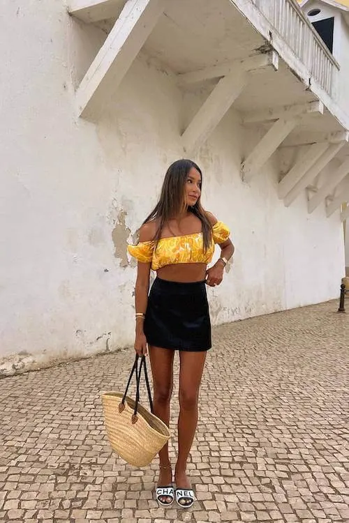 stylish date night outfit