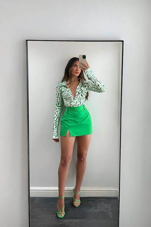 stylish date night outfit