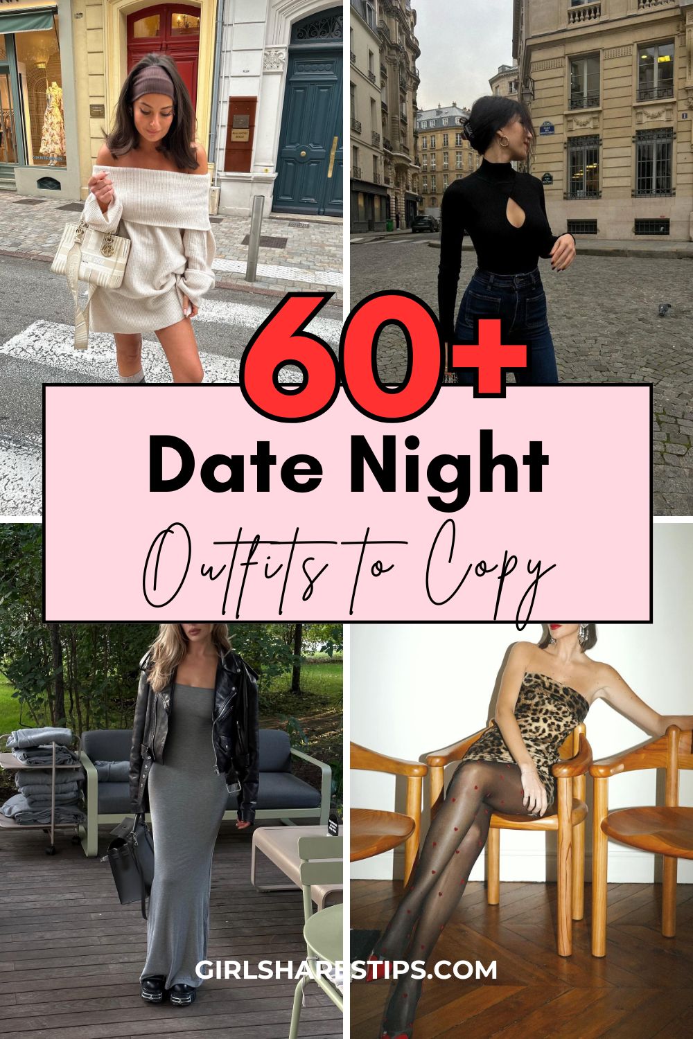 stylish date night outfit ideas for women collage