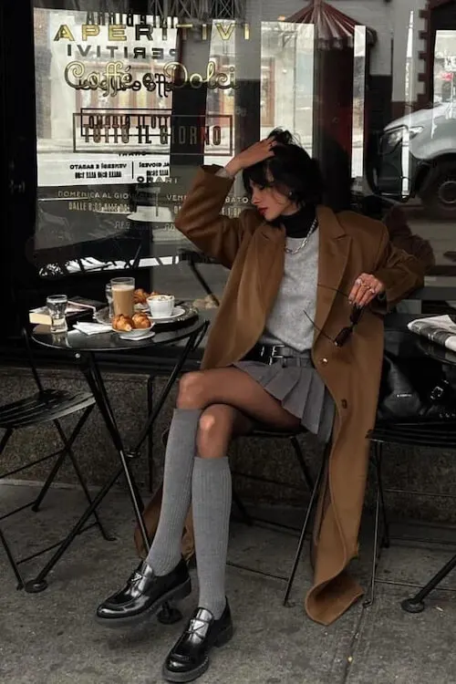 stylish loafers outfit ideas women