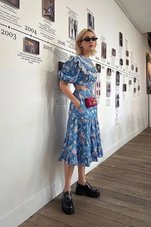 stylish loafers outfit ideas women