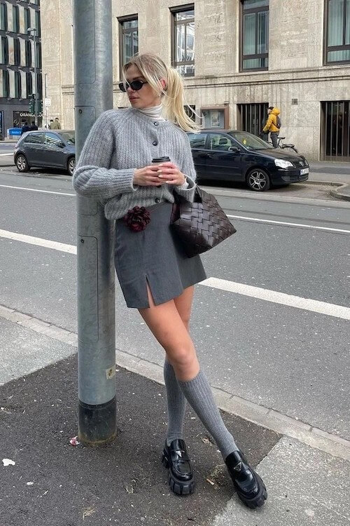 stylish loafers outfit ideas women