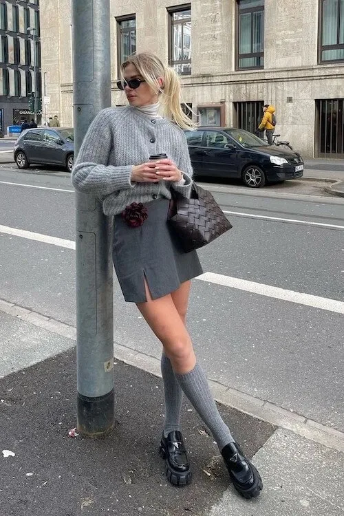 stylish loafers outfit ideas women