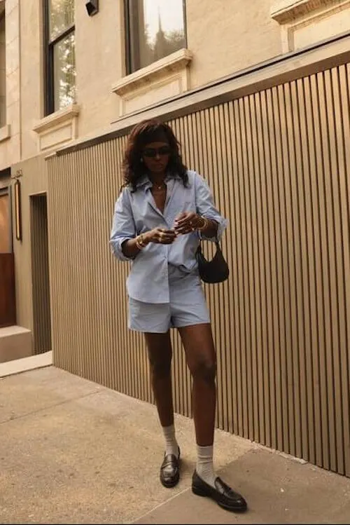 stylish loafers outfit ideas women